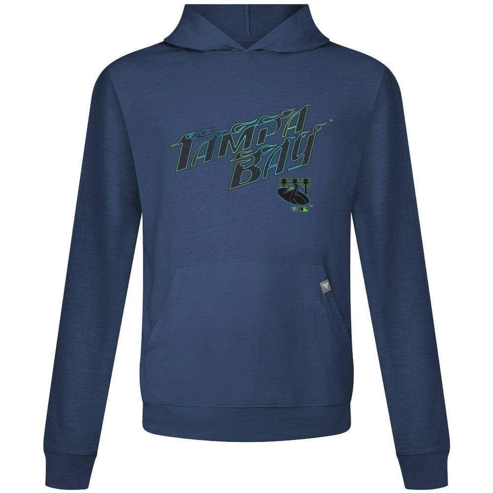 Tampa Bay Rays Levelwear City Connect Relay Back Splash Pullover Hoodie for sale