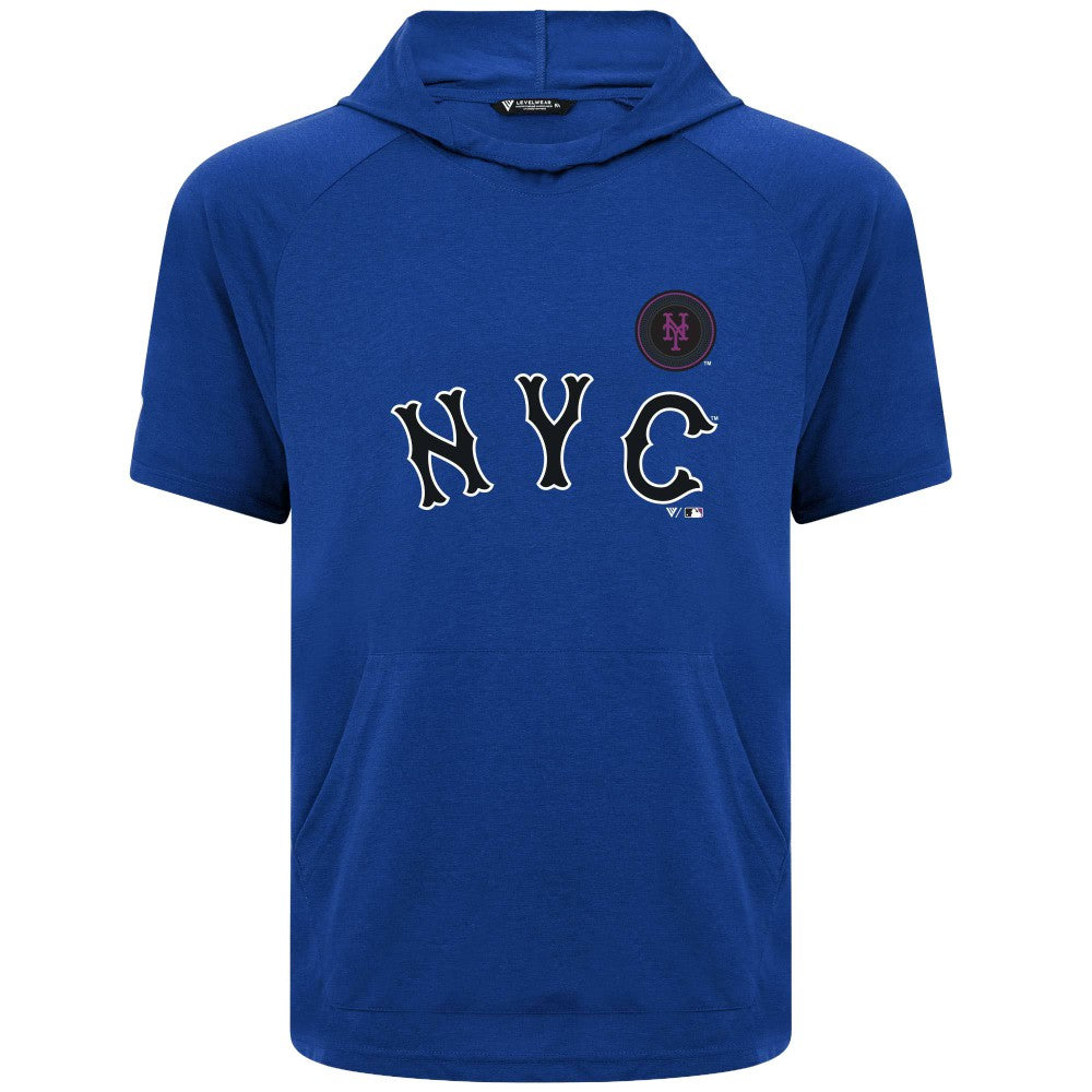New York Mets Levelwear City Connect Phase Core Logo Pullover Hoodie T-Shirt for sale