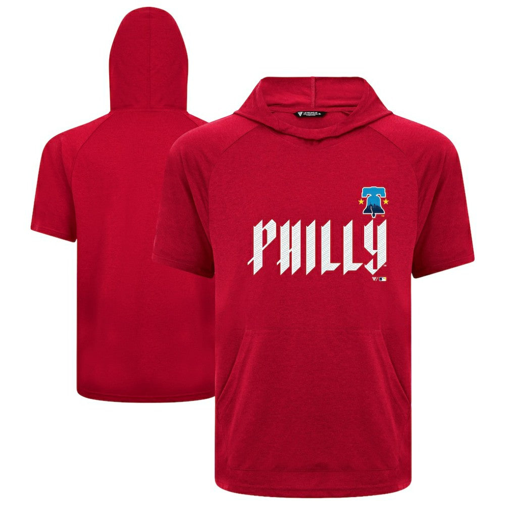 Philadelphia Phillies Levelwear City Connect Phase Core Logo Pullover Hoodie T-Shirt Online