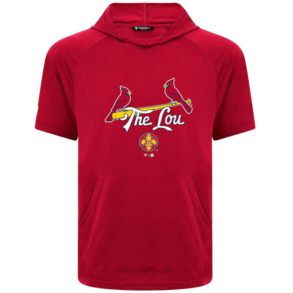 St. Louis Cardinals Levelwear City Connect Phase Back Plash Hoodie T-Shirt Outlet