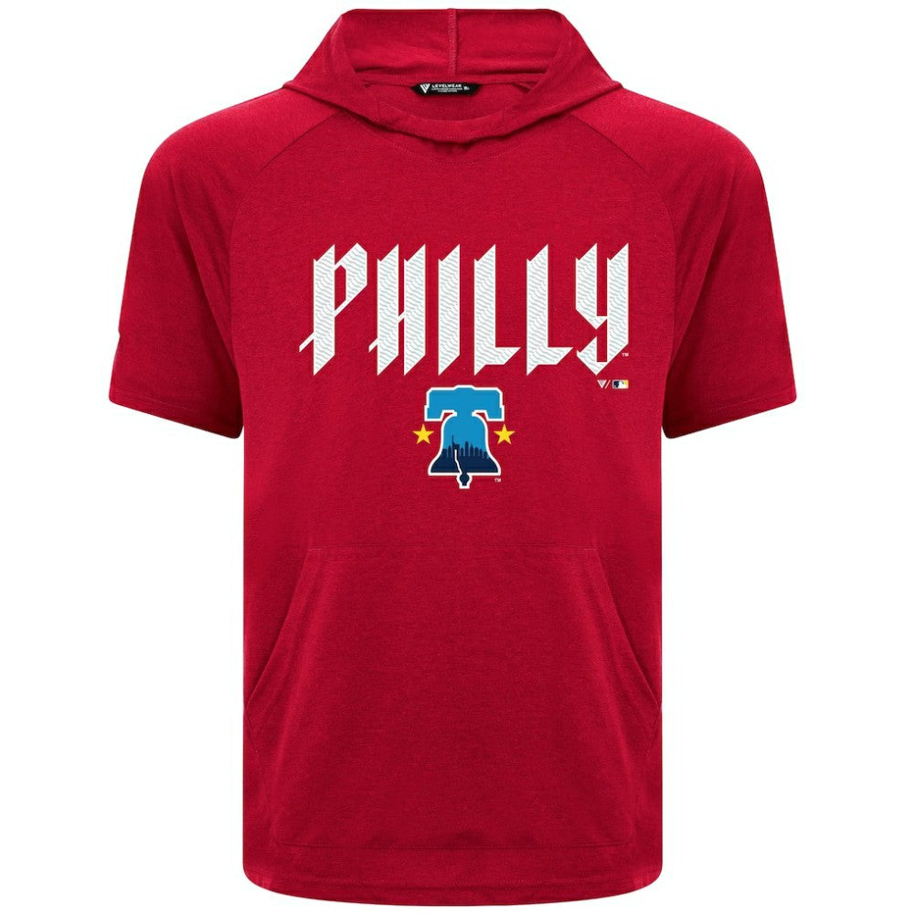 Philadelphia Phillies Levelwear City Connect Phase Back Plash Hoodie T-Shirt Discount