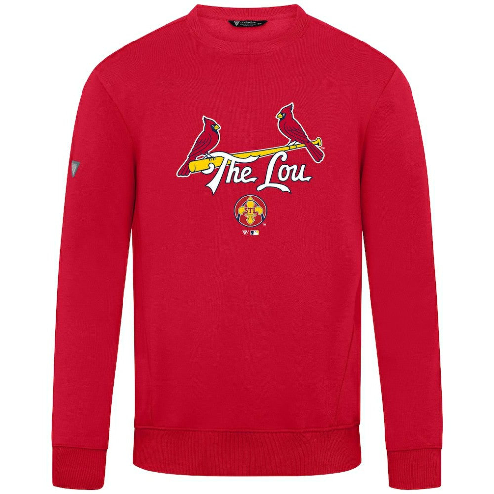 St. Louis Cardinals Levelwear City Connect Zane Back Splash Sweatshirt Discount