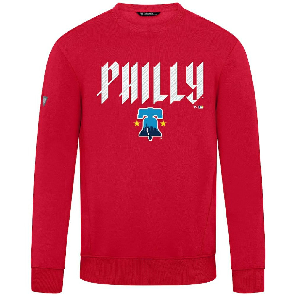 Philadelphia Phillies Levelwear City Connect Zane Back Splash Sweatshirt Outlet
