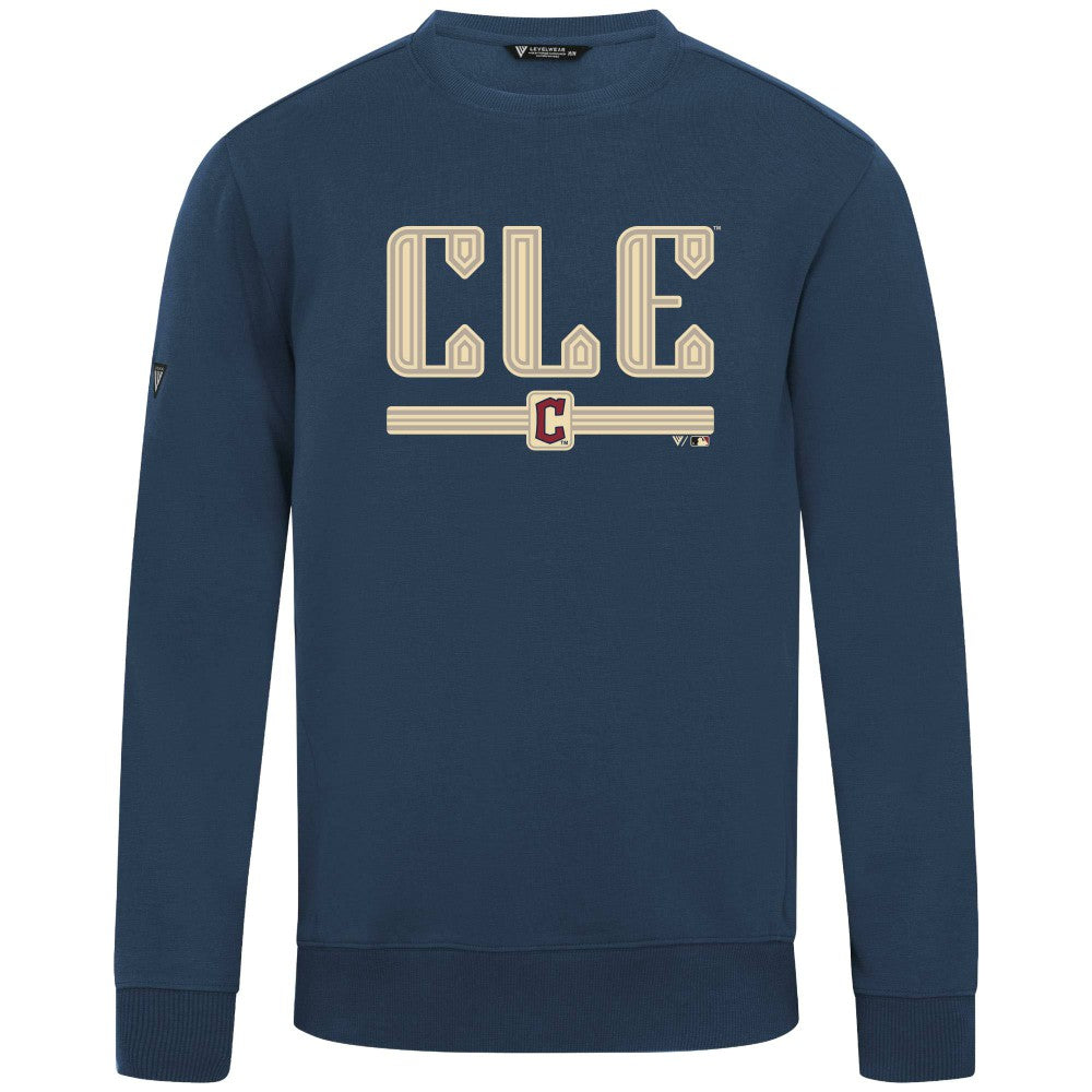 Cleveland Guardians Levelwear City Connect Zane Back Splash Sweatshirt Online