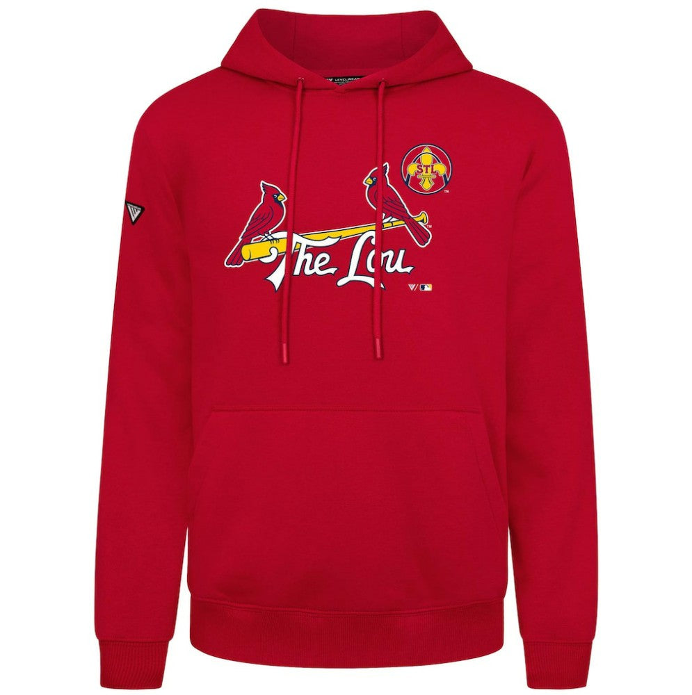 St. Louis Cardinals Levelwear City Connect Podium Core Logo Pullover Hoodie Near Me