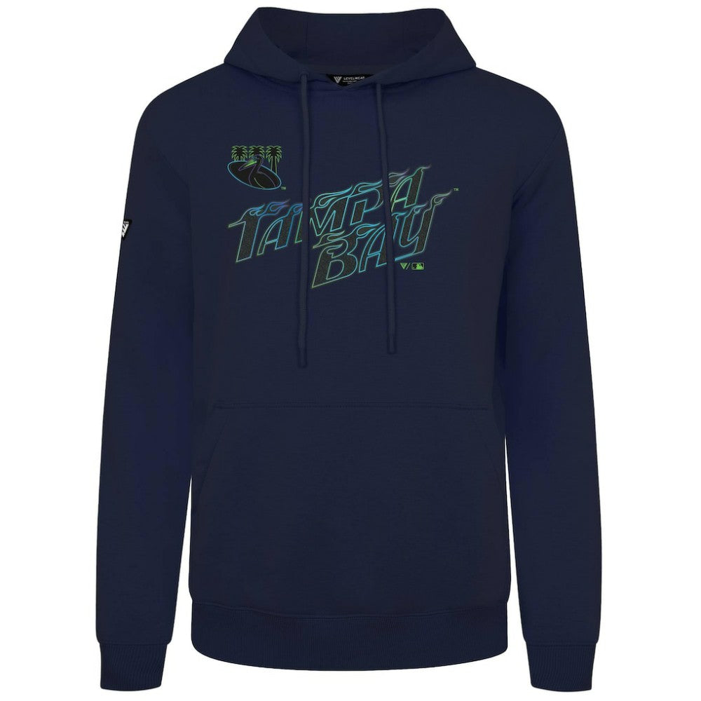 Tampa Bay Rays Levelwear City Connect Podium Core Logo Pullover Hoodie Sale