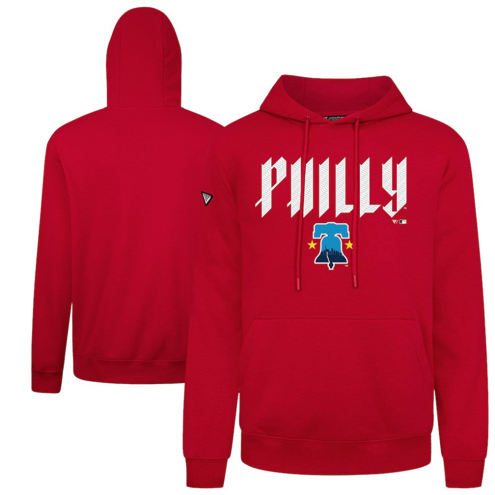 Philadelphia Phillies Levelwear City Connect Podium Back Splash Pullover Hoodie Online