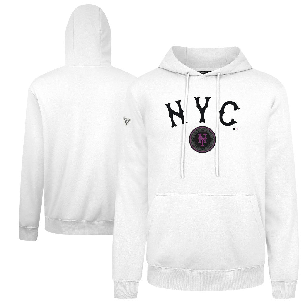 New York Mets Levelwear City Connect Podium Back Splash Pullover Hoodie Discount