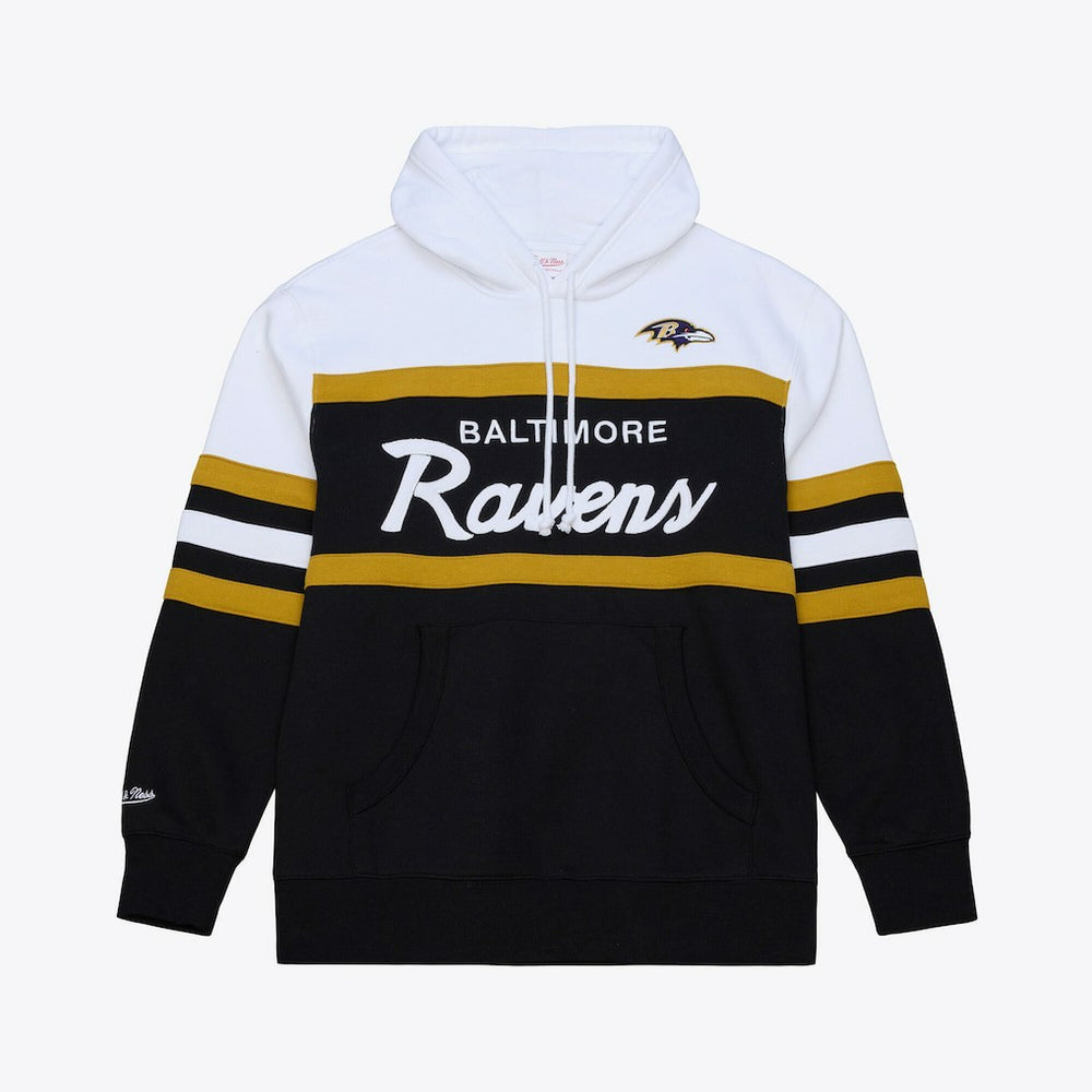 Baltimore Ravens Head Coach Hoodie - Black - Mitchell & Ness