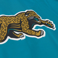 Jacksonville Jaguars Coaches Full-Snap Hooded Windbreaker Jacket - Teal - Mitchell & Ness