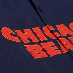 Chicago Bears Coaches Full-Snap Hooded Windbreaker Jacket - Navy - Mitchell & Ness