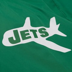 New York Jets Coaches Full-Snap Hooded Windbreaker Jacket - Green - Mitchell & Ness