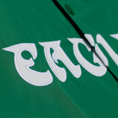 Philadelphia Eagles Coaches Full-Snap Hooded Windbreaker Jacket - Kelly Green - Mitchell & Ness