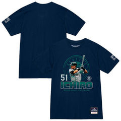 Ichiro Suzuki Seattle Mariners Mitchell & Ness Hall of Fame Hitter T-Shirt Outlet