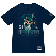Ichiro Suzuki Seattle Mariners Mitchell & Ness Hall of Fame Hitter T-Shirt Outlet