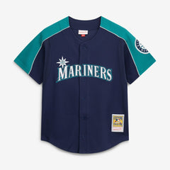 Ichiro Suzuki Seattle Mariners Mitchell & Ness 2006 Cooperstown Mesh Batting Practice Button-Up Jersey Outlet