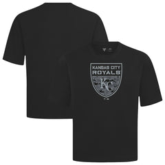 Kansas City Royals Levelwear Oversized Luxe Signature Knit Buckler T-Shirt Discount