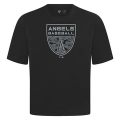 Los Angeles Angels Levelwear Oversized Luxe Signature Knit Buckler T-Shirt Online