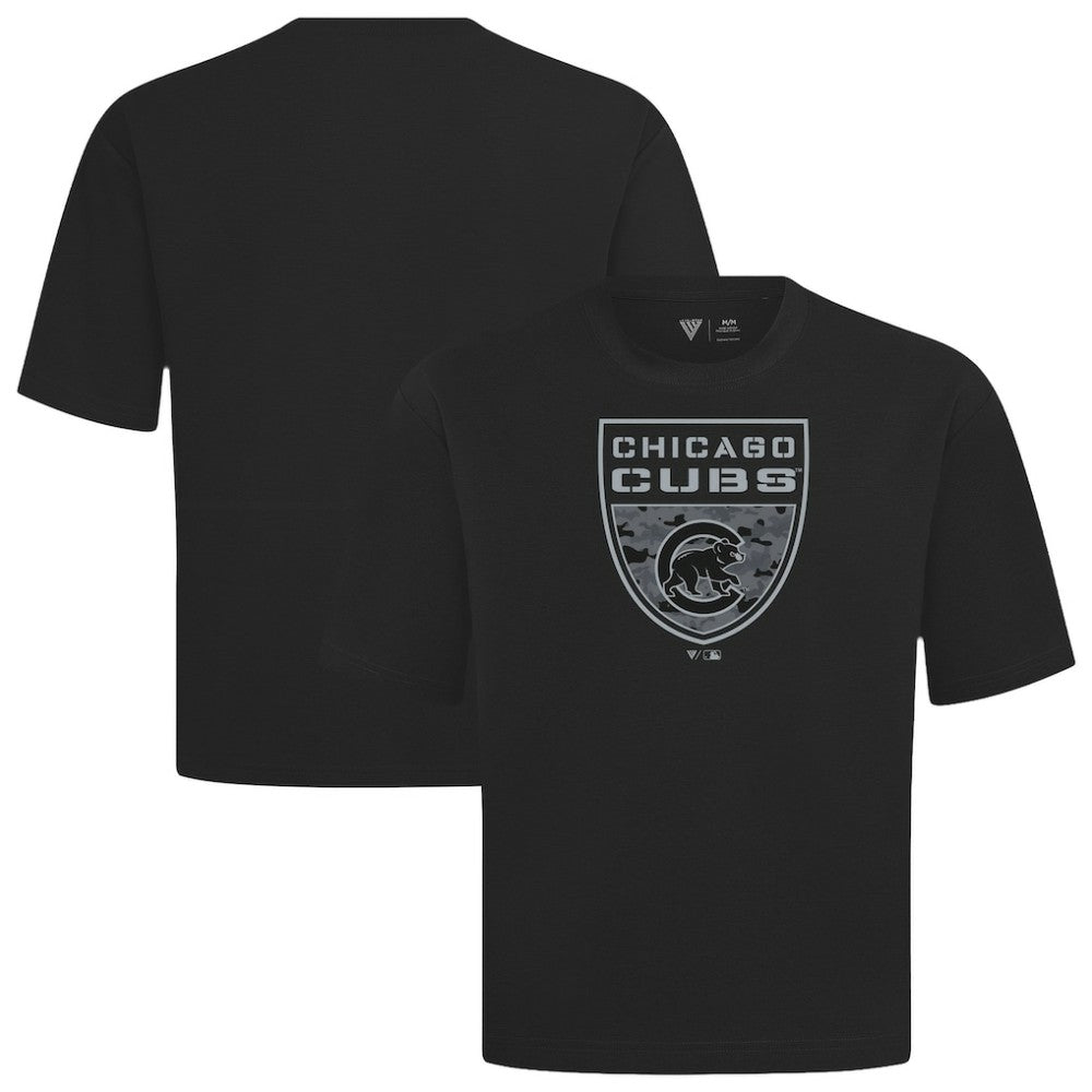 Chicago Cubs Levelwear Oversized Luxe Signature Knit Buckler T-Shirt Online
