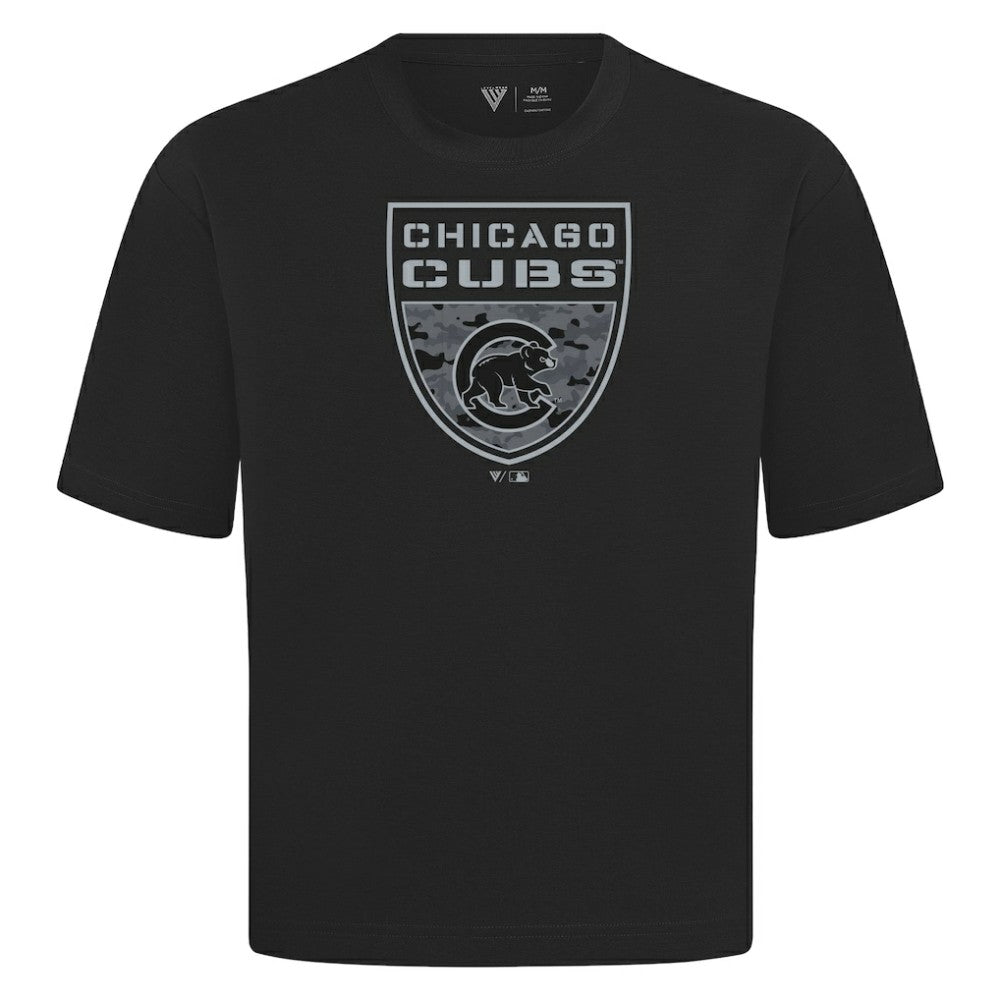 Chicago Cubs Levelwear Oversized Luxe Signature Knit Buckler T-Shirt Online