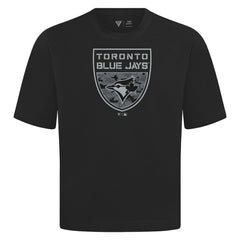 Toronto Blue Jays Levelwear Oversized Luxe Signature Knit Buckler T-Shirt Near Me