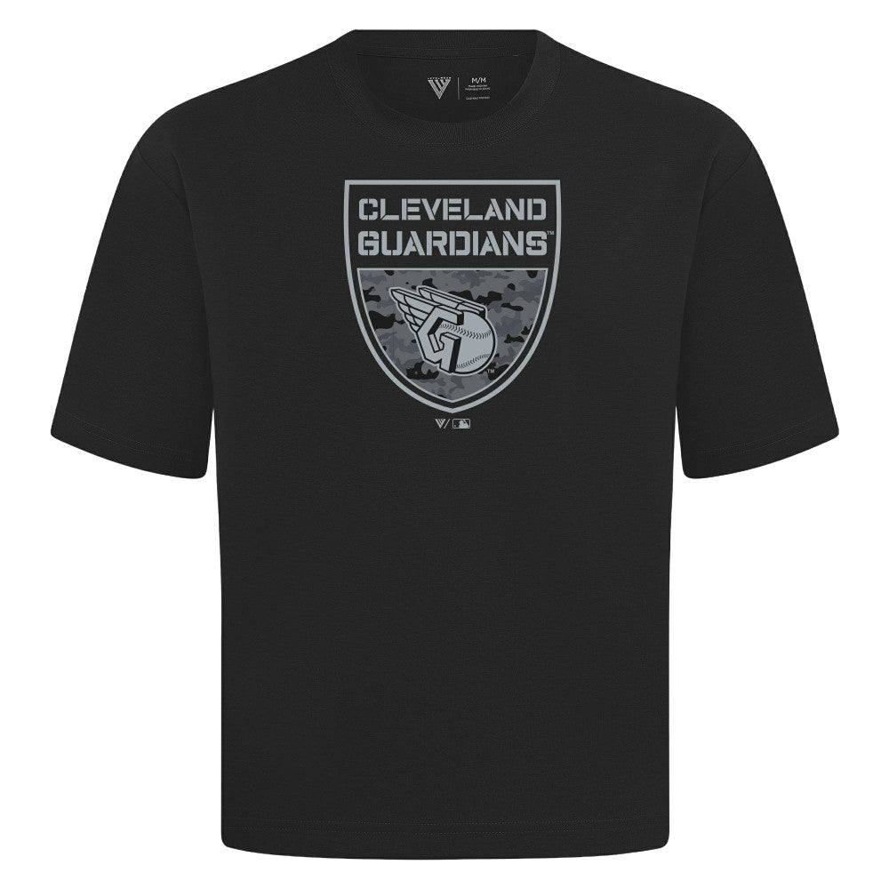 Cleveland Guardians Levelwear Oversized Luxe Signature Knit Buckler T-Shirt Online