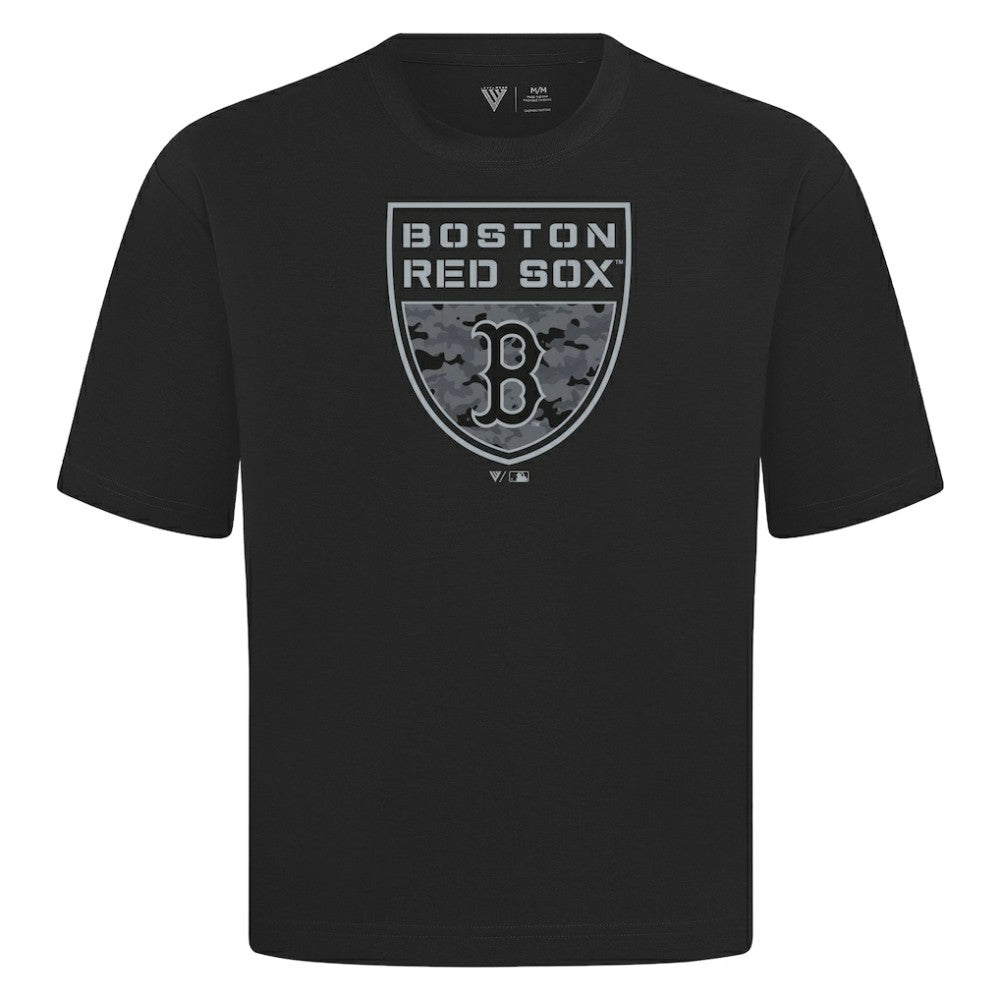 Boston Red Sox Levelwear Oversized Luxe Signature Knit Buckler T-Shirt Online