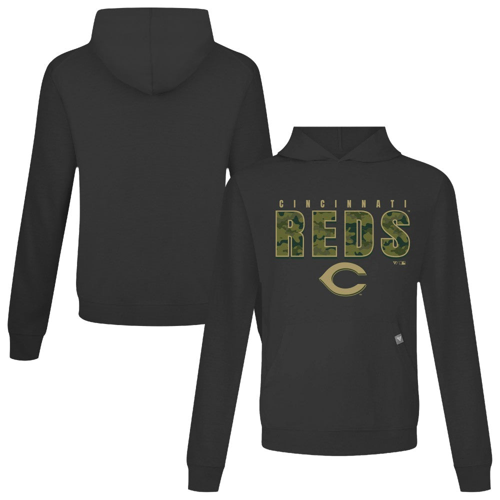 Cincinnati Reds Levelwear Relay Protect Pullover Hoodie Sale