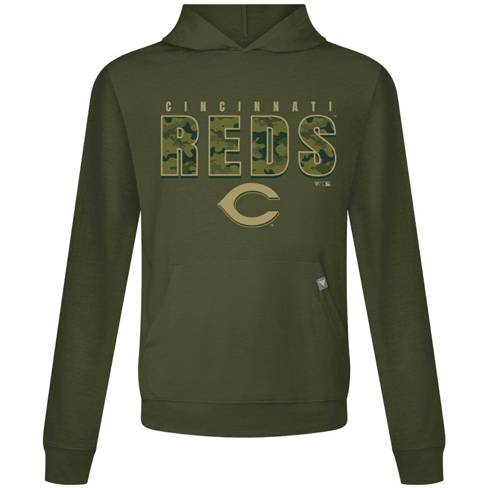 Cincinnati Reds Levelwear Relay Protect Pullover Hoodie Sale