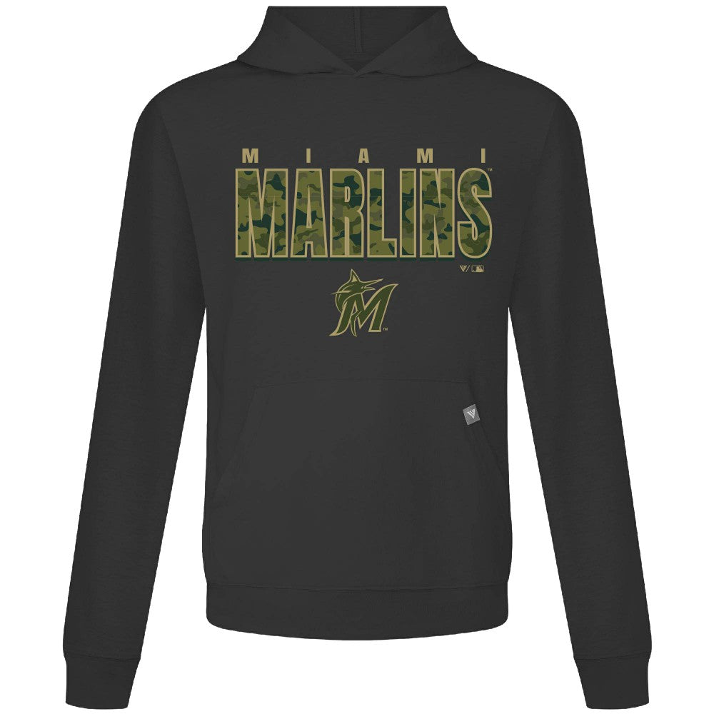 Miami Marlins Levelwear Relay Protect Pullover Hoodie Outlet