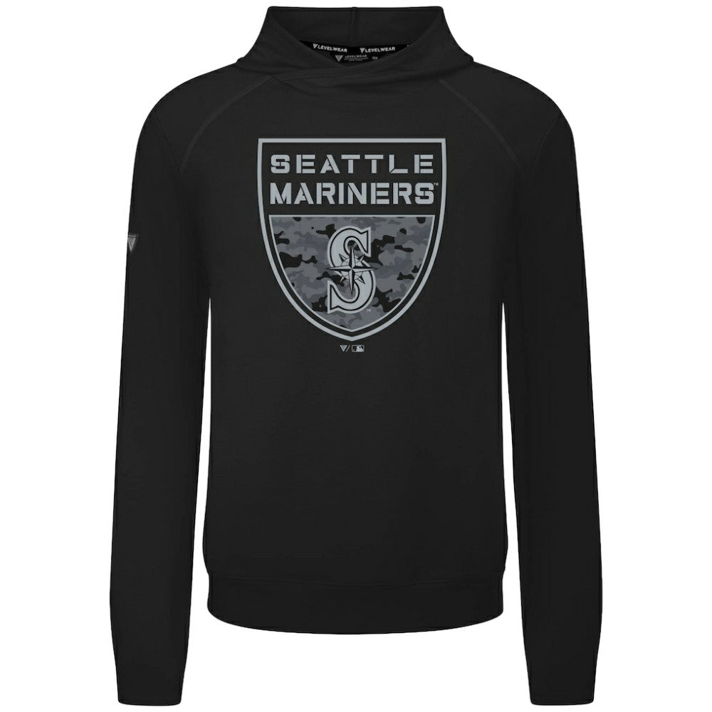 Seattle Mariners Levelwear Mandate Buckler Tri-Blend Pullover Hoodie Discount