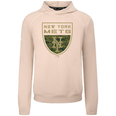 New York Mets Levelwear Mandate Buckler Tri-Blend Pullover Hoodie Sale