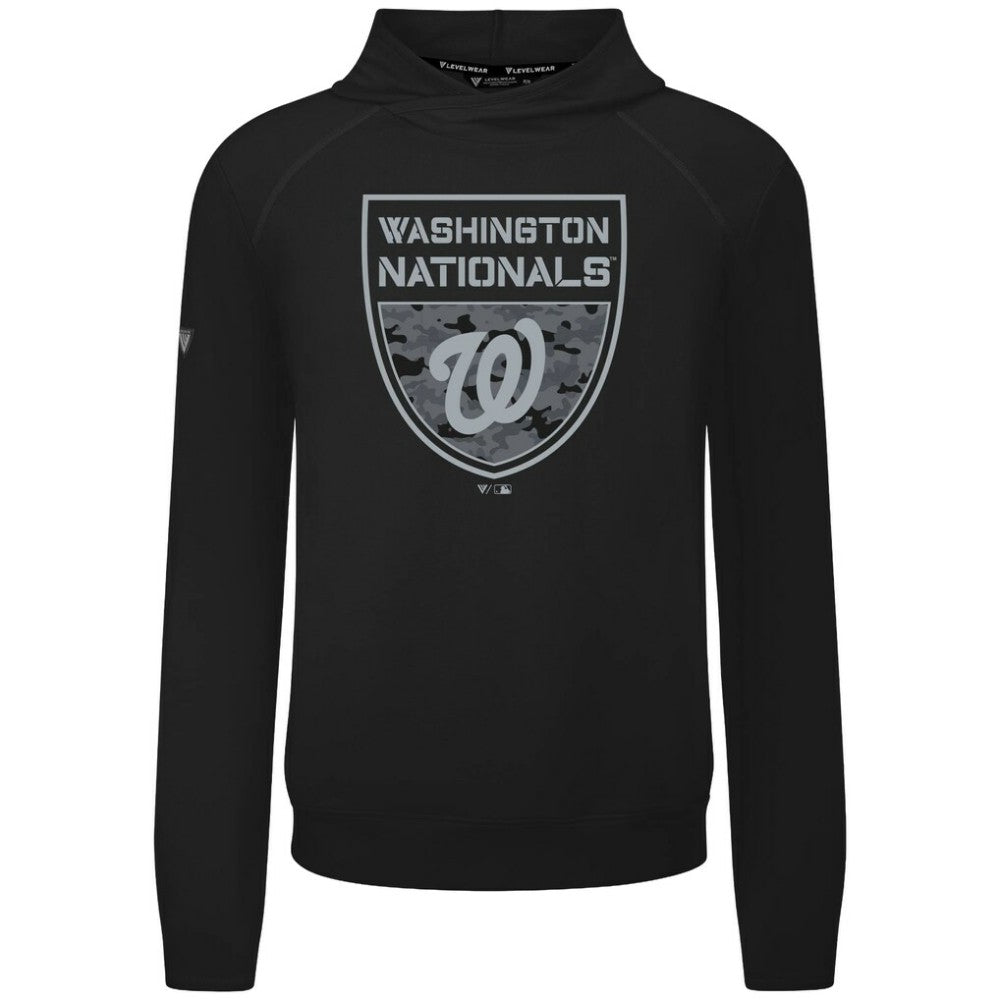 Washington Nationals Levelwear Mandate Buckler Tri-Blend Pullover Hoodie Discount