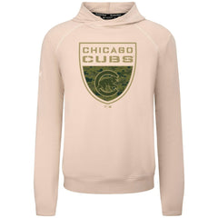Chicago Cubs Levelwear Mandate Buckler Tri-Blend Pullover Hoodie Sale