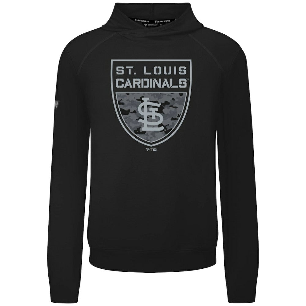 St. Louis Cardinals Levelwear Mandate Buckler Tri-Blend Pullover Hoodie for sale