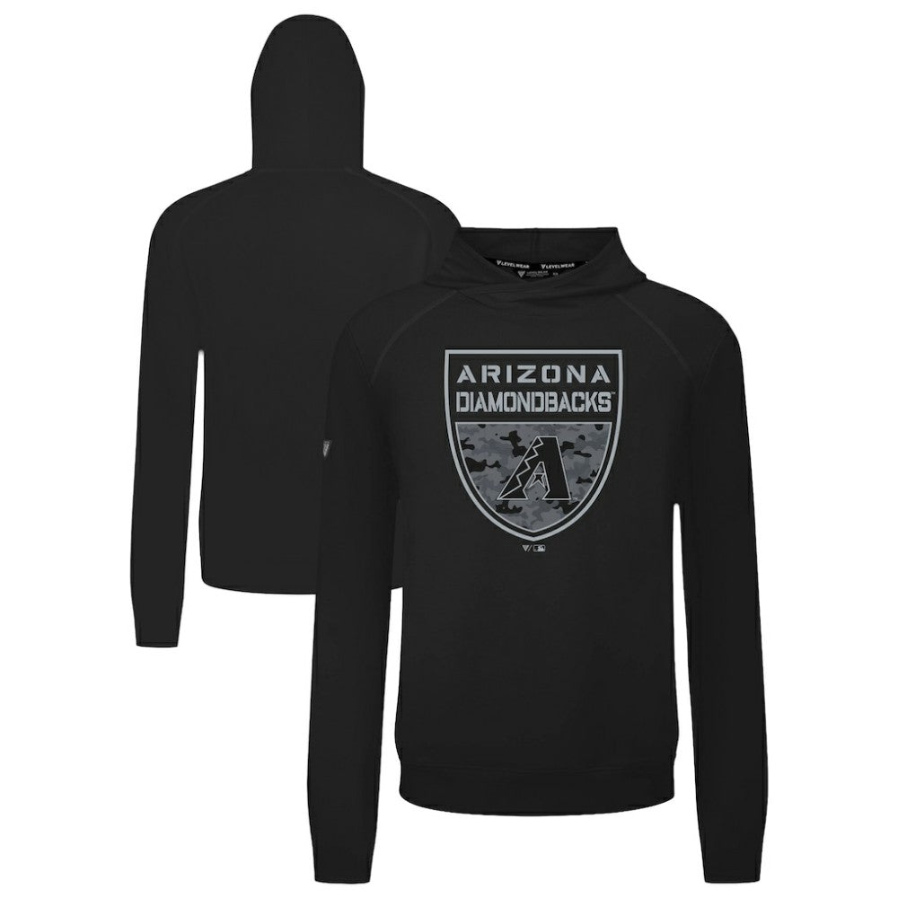 Arizona Diamondbacks Levelwear Mandate Buckler Tri-Blend Pullover Hoodie Outlet