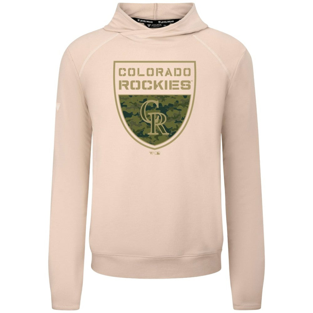 Colorado Rockies Levelwear Mandate Buckler Tri-Blend Pullover Hoodie Near Me