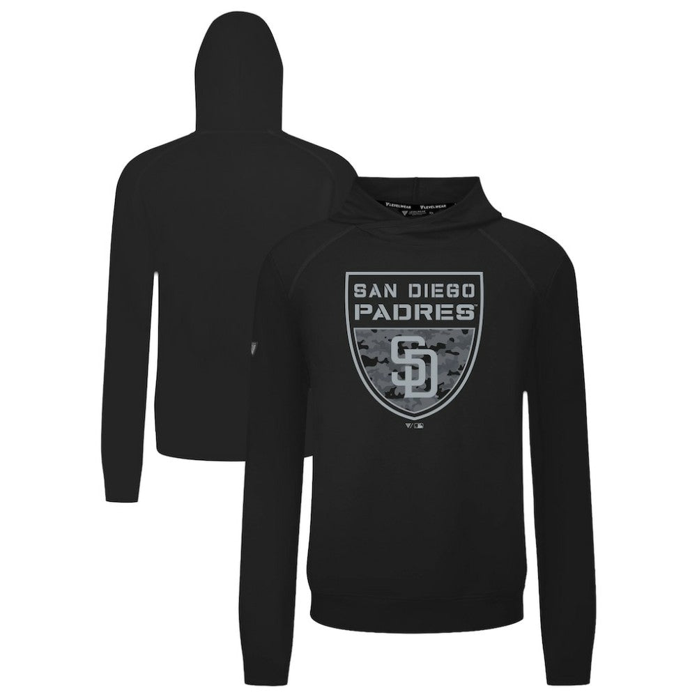 San Diego Padres Levelwear Mandate Buckler Tri-Blend Pullover Hoodie Near Me