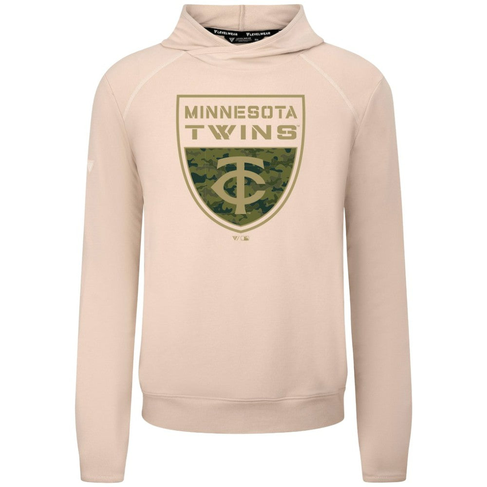 Minnesota Twins Levelwear Mandate Buckler Tri-Blend Pullover Hoodie Near Me