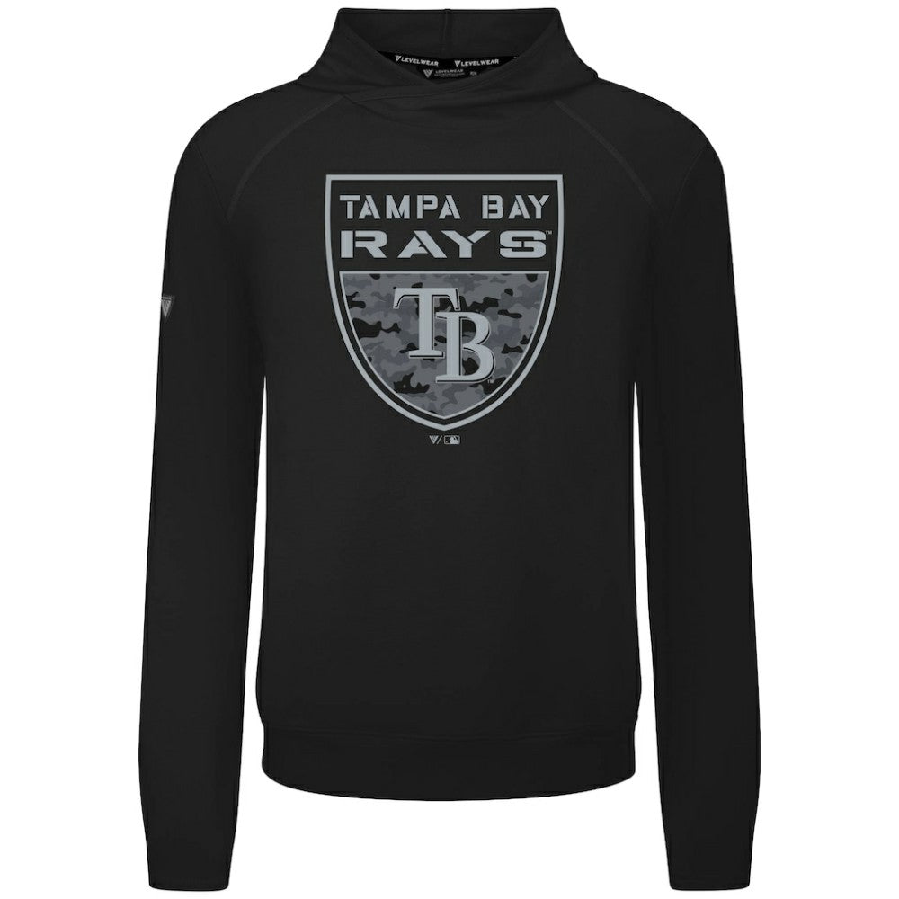 Tampa Bay Rays Levelwear Mandate Buckler Tri-Blend Pullover Hoodie Outlet