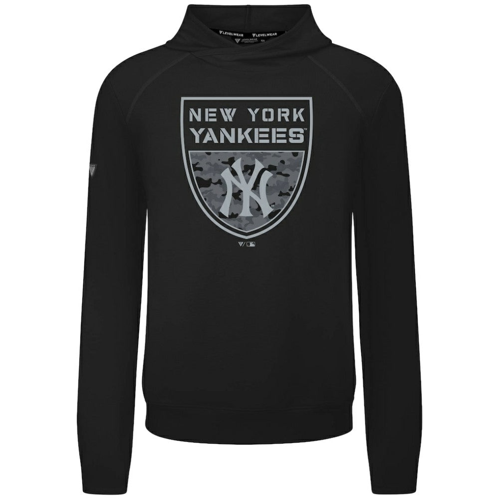 New York Yankees Levelwear Mandate Buckler Tri-Blend Pullover Hoodie Discount