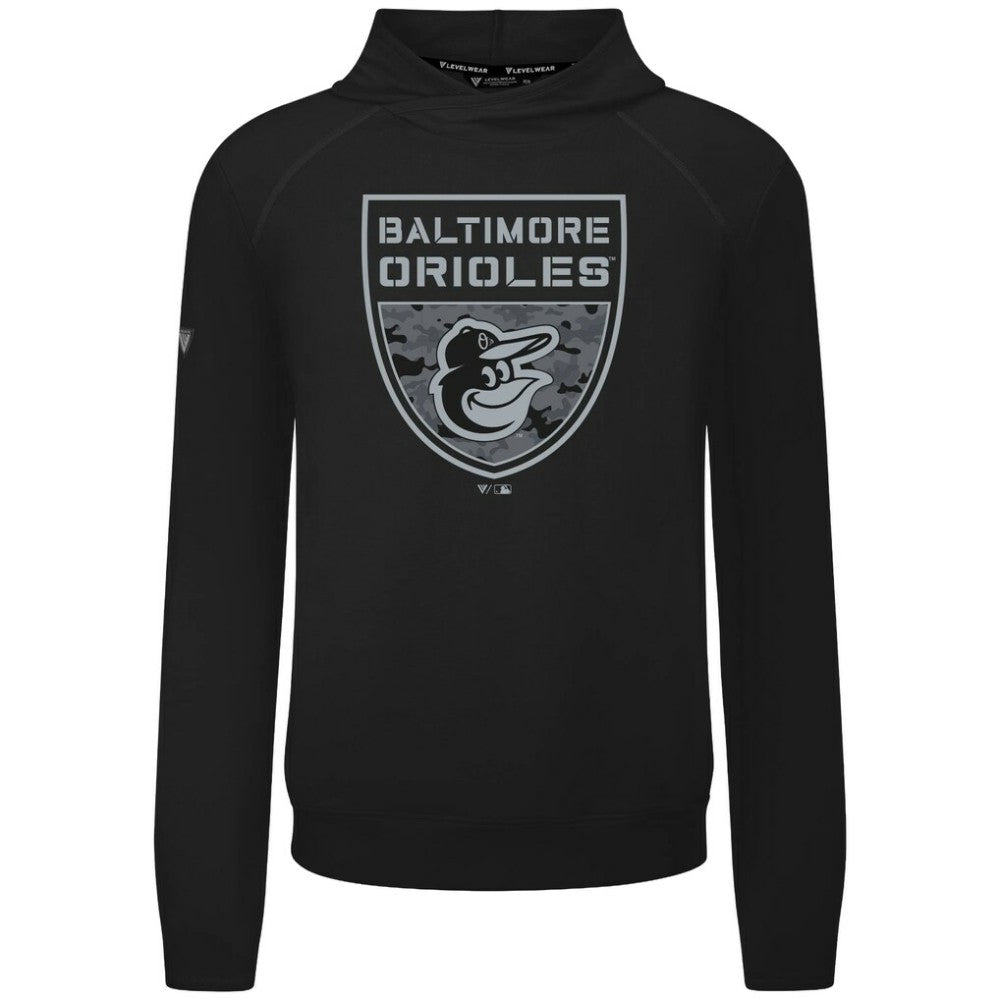 Baltimore Orioles Levelwear Mandate Buckler Tri-Blend Pullover Hoodie Near Me