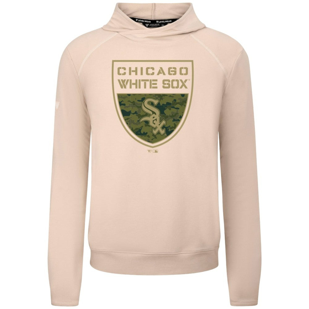 Chicago White Sox Levelwear Mandate Buckler Tri-Blend Pullover Hoodie Discount