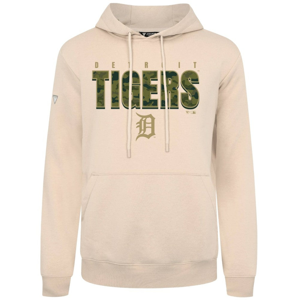 Detroit Tigers Levelwear Podium Protect Pullover Hoodie Outlet