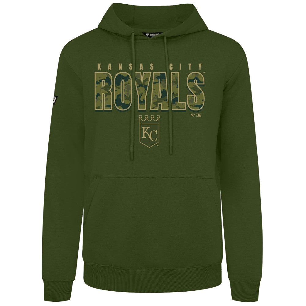 Kansas City Royals Levelwear Podium Protect Pullover Hoodie Outlet
