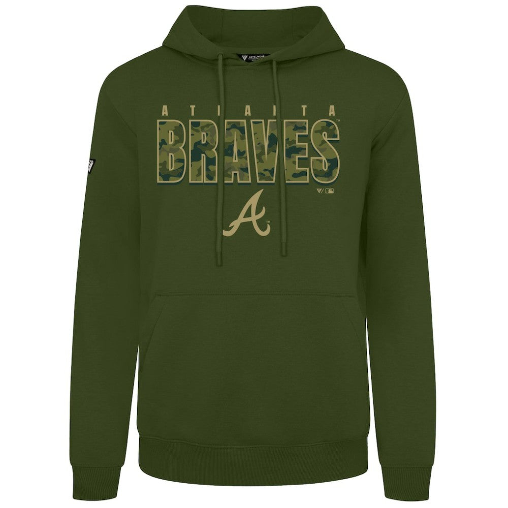 Atlanta Braves Levelwear Podium Protect Pullover Hoodie Online
