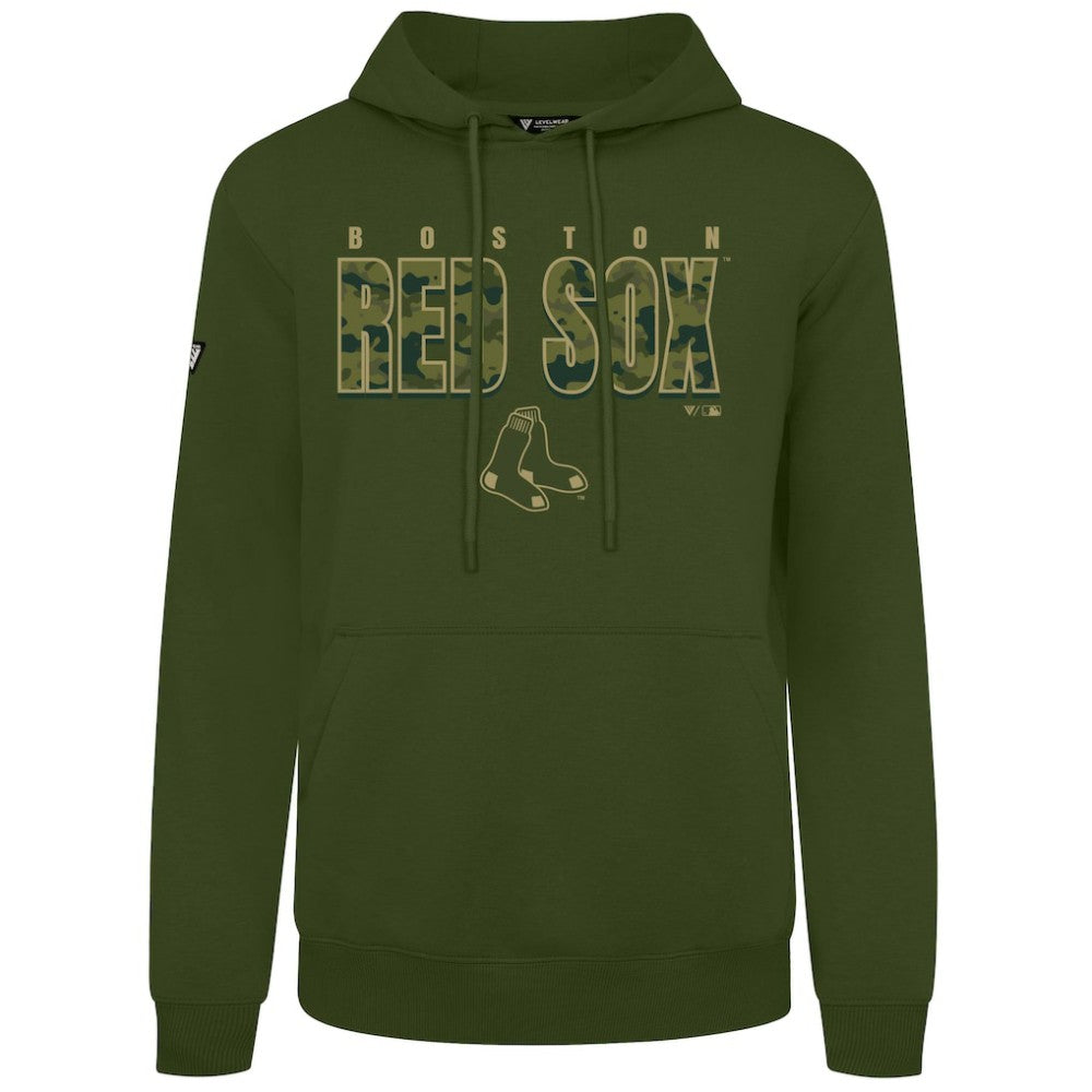 Boston Red Sox Levelwear Podium Protect Pullover Hoodie Outlet