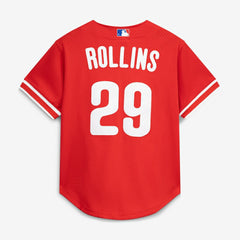 Jimmy Rollins Philadelphia Phillies Mitchell & Ness Cooperstown Mesh Batting Practice Button-Up Jersey Discount