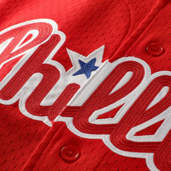 Jimmy Rollins Philadelphia Phillies Mitchell & Ness Cooperstown Mesh Batting Practice Button-Up Jersey Discount