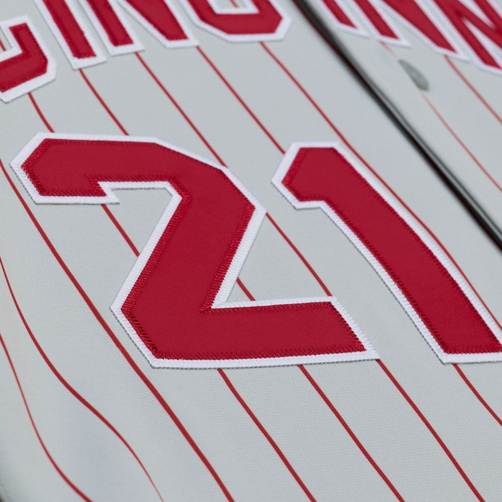 Deion Sanders Cincinnati Reds Mitchell & Ness 1997 Authentic Jersey Sale
